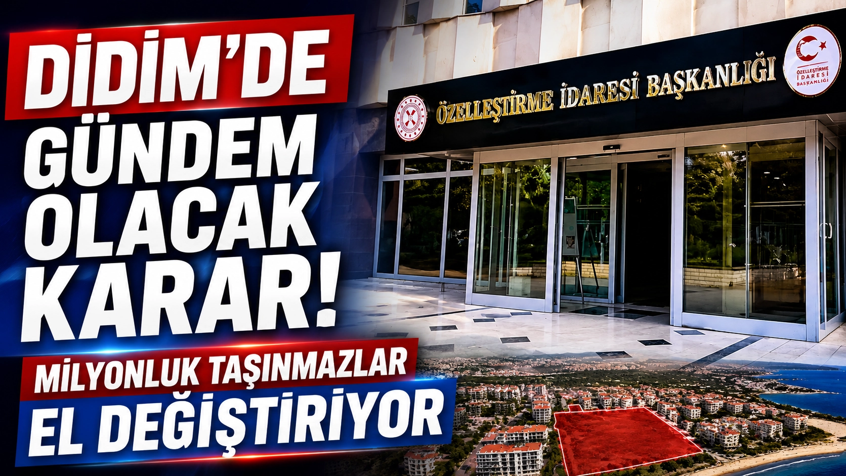 Didim&rsquo;de Milyonluk Satış! 3 Taşınmazın Alıcıları Belli Oldu