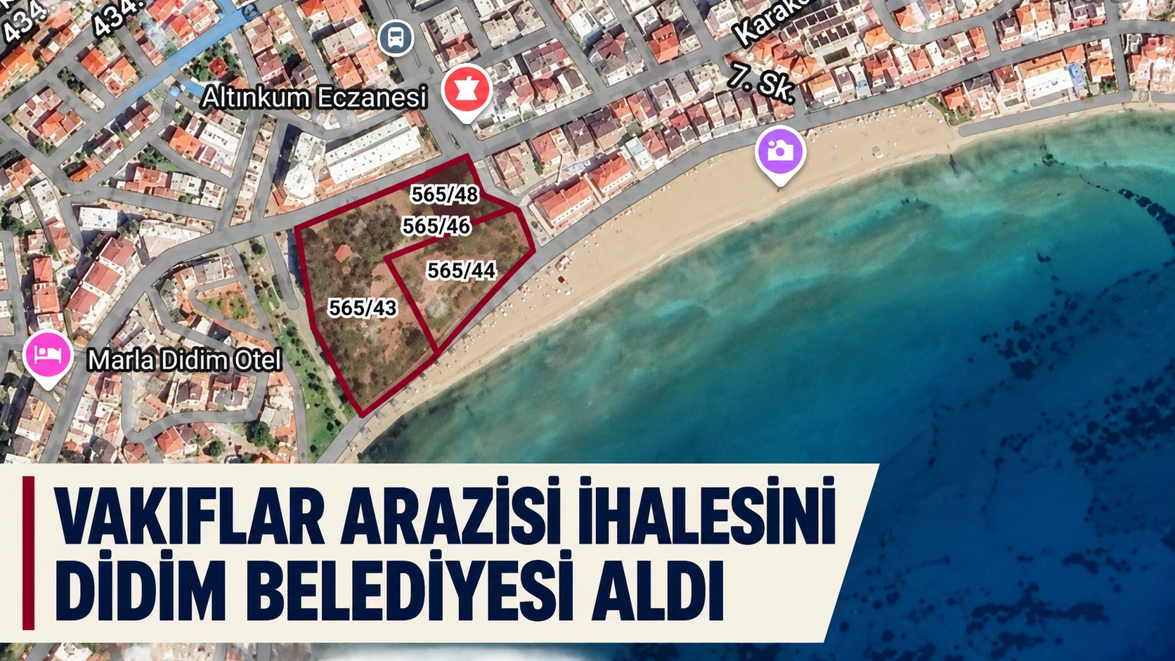 Didim&rsquo;de Vakıflar arazisi i&ccedil;in kritik gelişme! İhaleyi belediye aldı