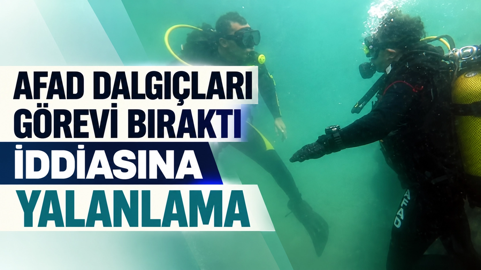 DMM: AFAD&rsquo;da dalış faaliyetini bırakan personel yok