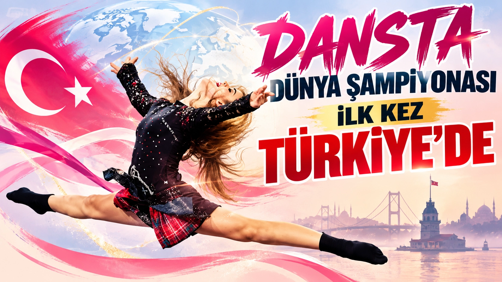 D&uuml;nya Dans Şampiyonası ilk kez T&uuml;rkiye&rsquo;de