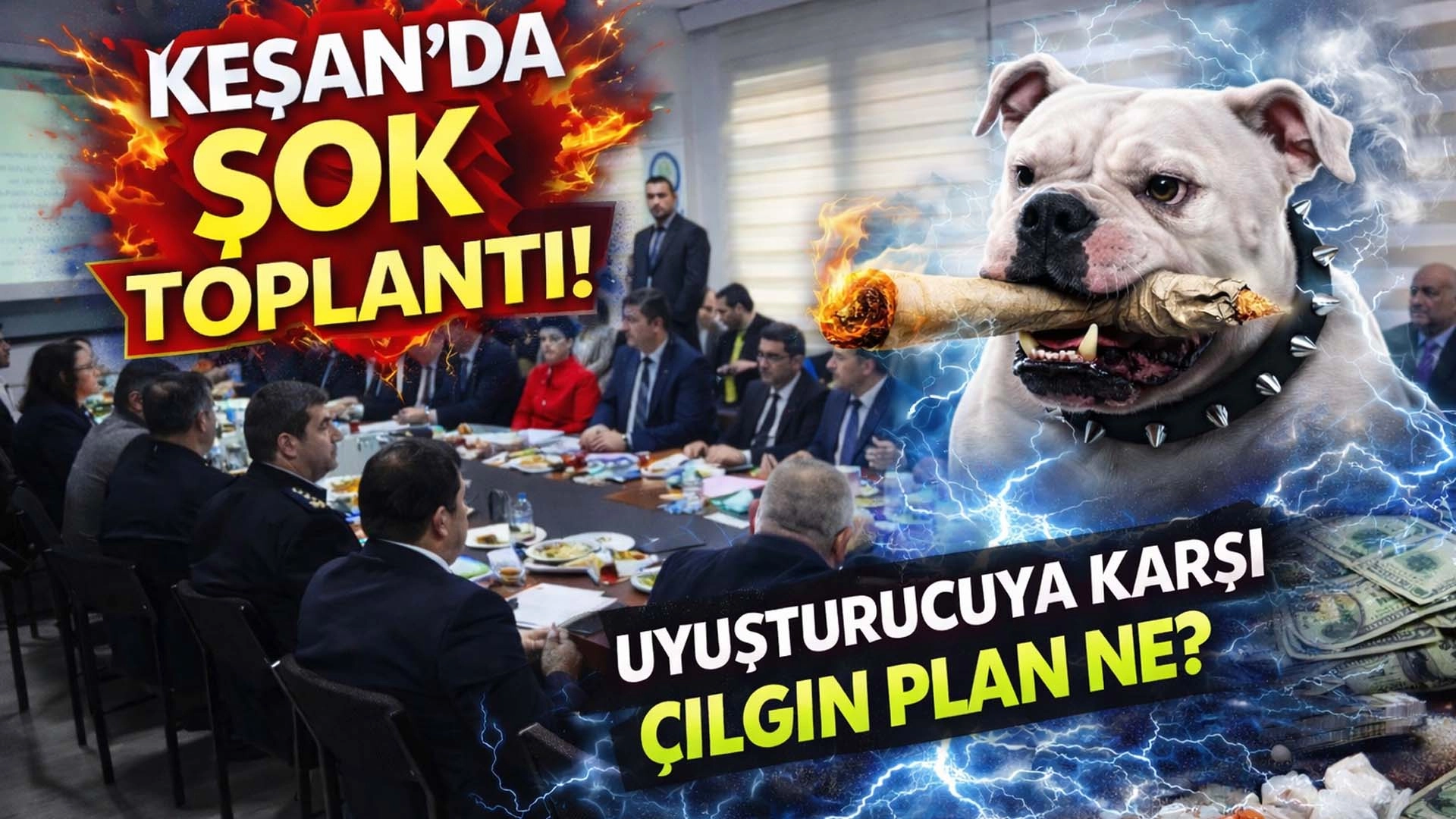 Edirne&rsquo;de Uyuşturucuya Karşı Ortak Eylem Planı Hazırlığı