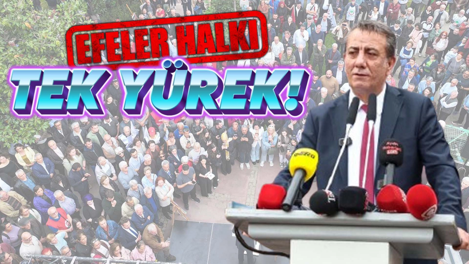 Efeler Halkı Nevzat Bi&ccedil;er parkı i&ccedil;in tek y&uuml;rek oldu!.