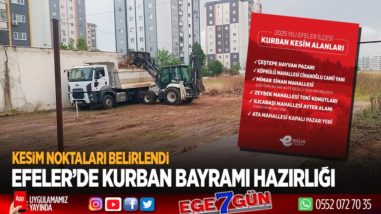 EFELER’DE BAYRAM HAZIRLIĞI