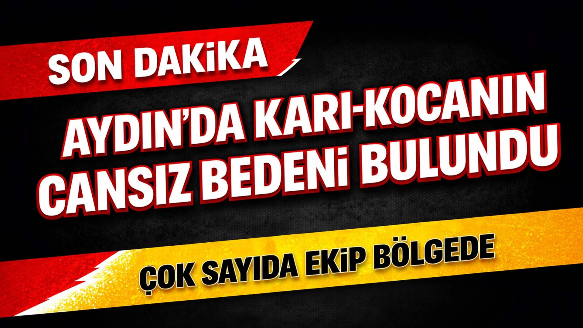 Efeler&rsquo;de Dehşet: Karı-Koca Bı&ccedil;aklanarak &Ouml;ld&uuml;r&uuml;ld&uuml;