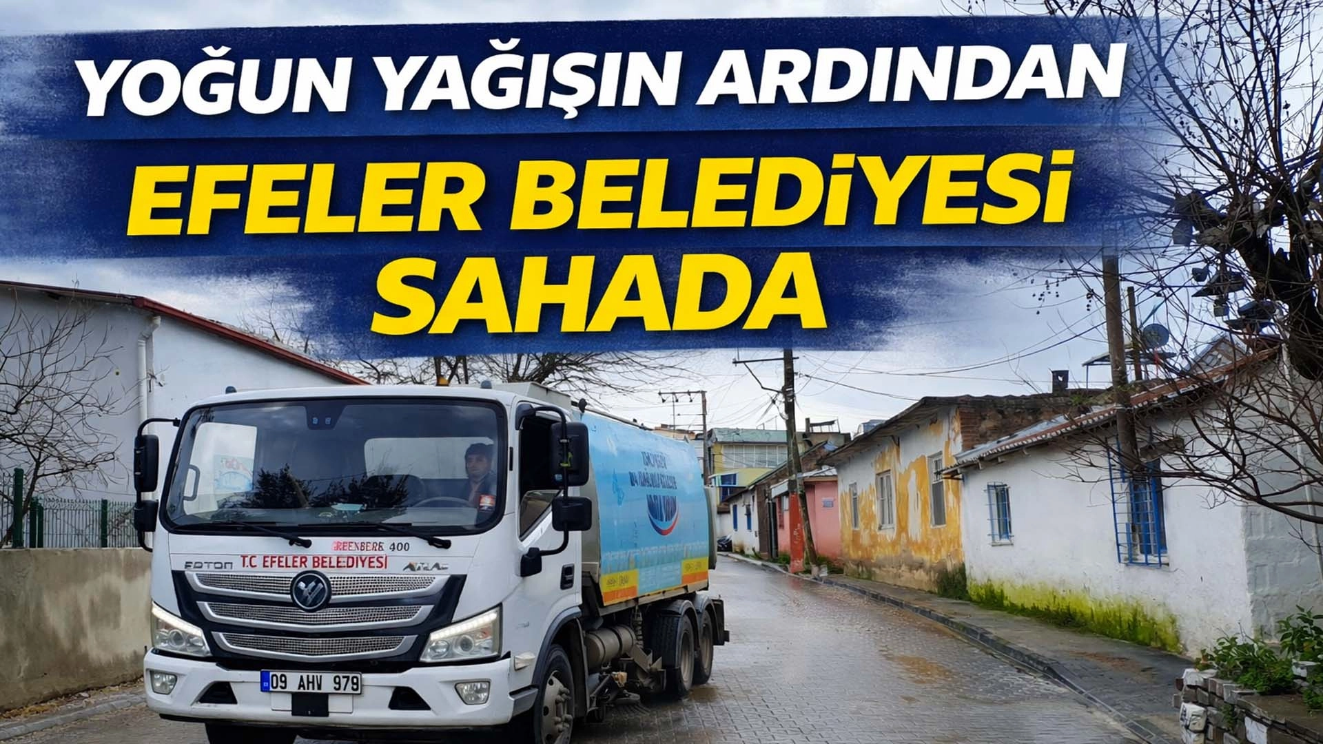 Efeler&rsquo;de Sağanak Sonrası Alarm: Belediye Ekipleri Sahaya İndi