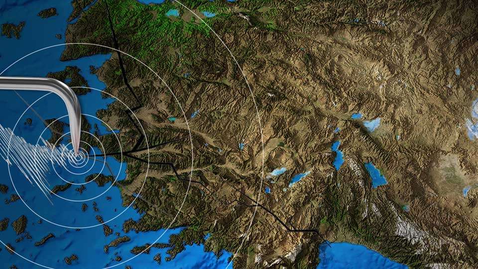 Ege Denizi 4.5 büyüklüğünde deprem ile sallandı