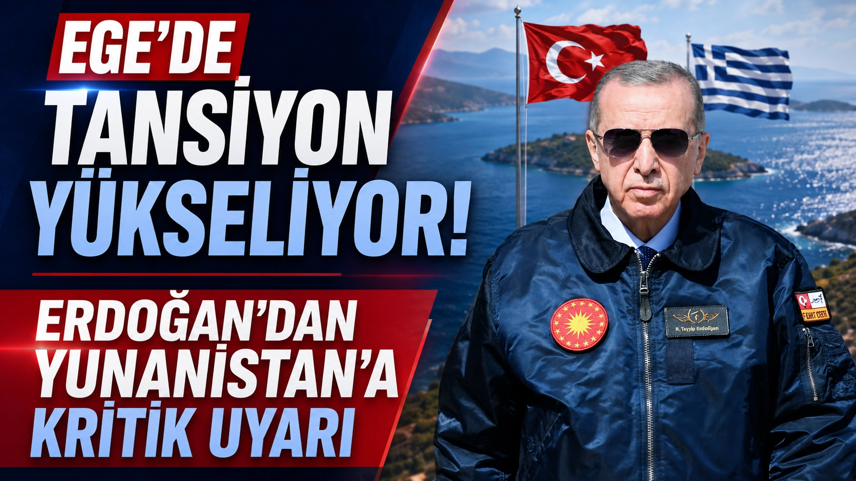 Ege&rsquo;de tansiyon y&uuml;kseliyor! Erdoğan&rsquo;dan Yunanistan&rsquo;a kritik uyarı