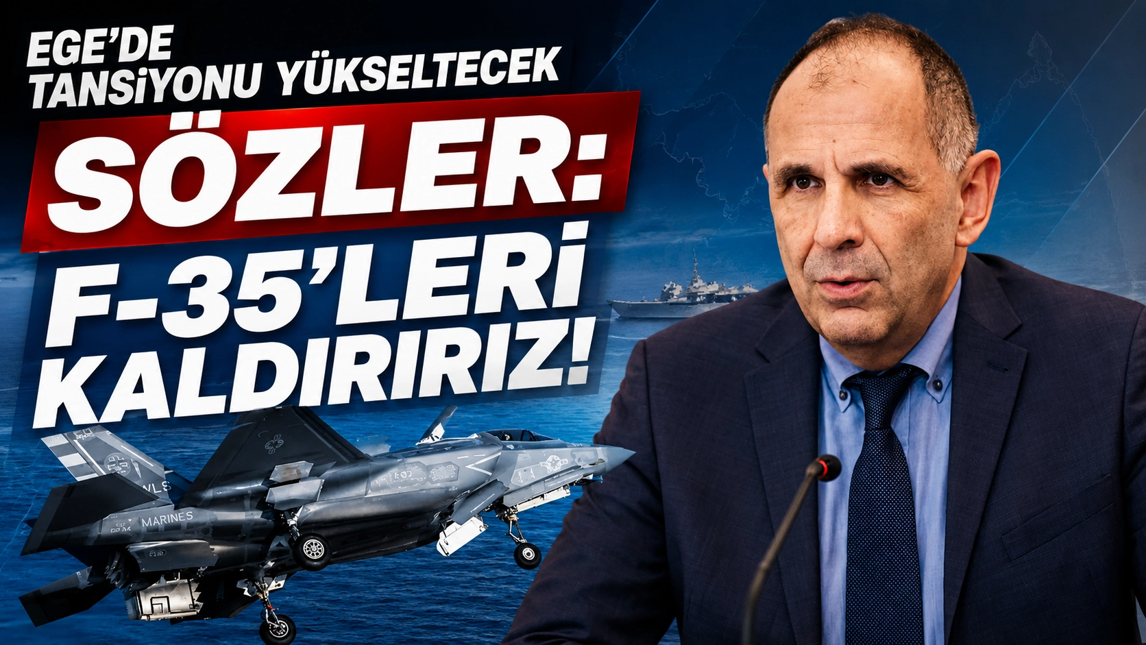 Ege&rsquo;de tansiyonu y&uuml;kseltecek s&ouml;zler: Yunan bakan &ldquo;hazırız&rdquo; dedi