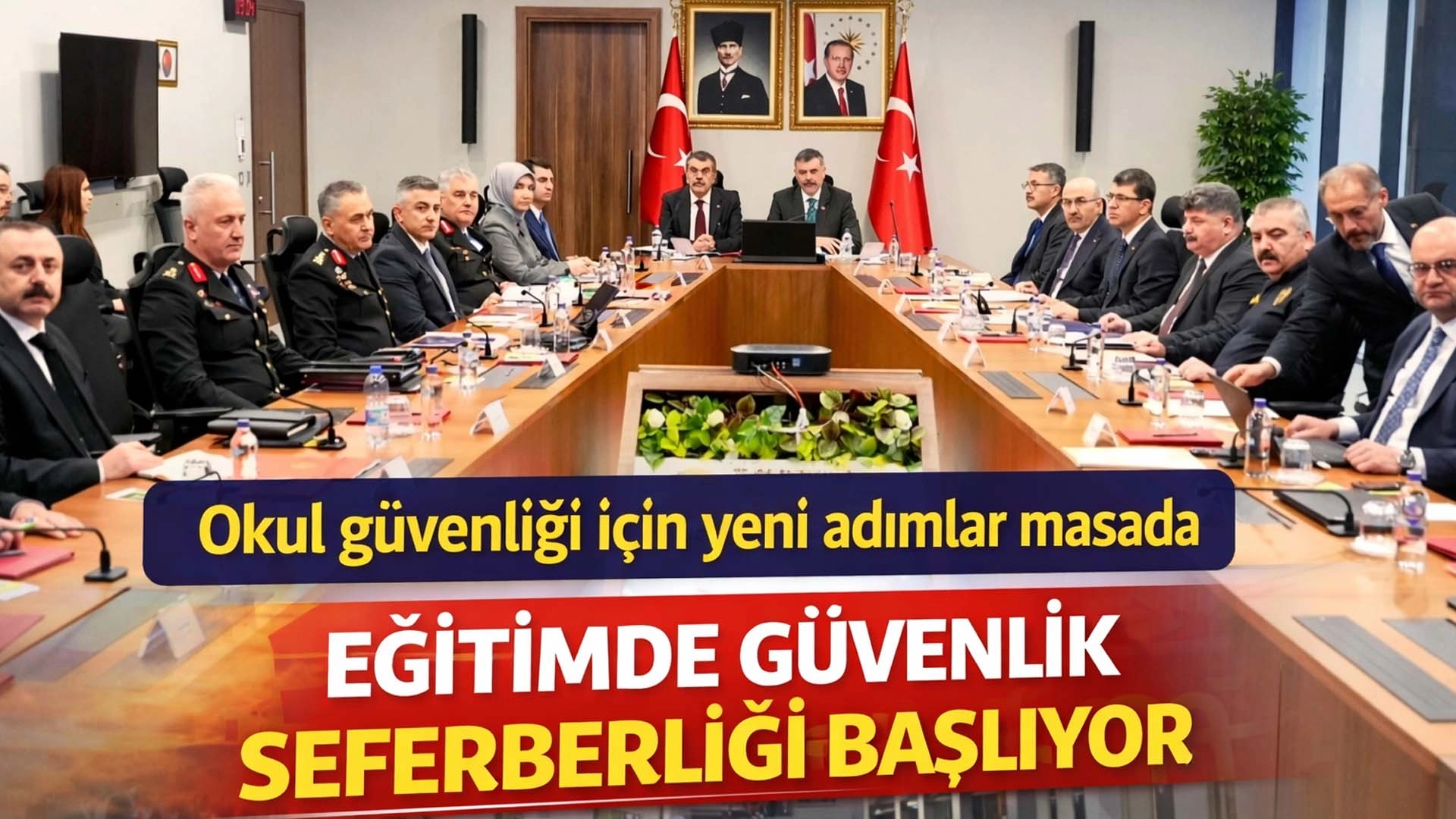 Eğitimde g&uuml;venlik alarmı: &Ccedil;ok katmanlı plan hazırlanıyor