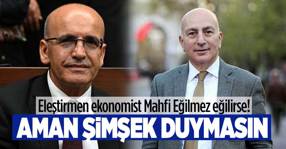 Eleştirmen, ekonomist Mahfi Eğilmez eğilirse