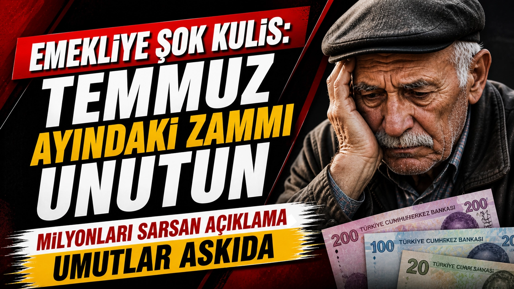 Emekliye şok: Temmuz ayındaki zammı unutun!