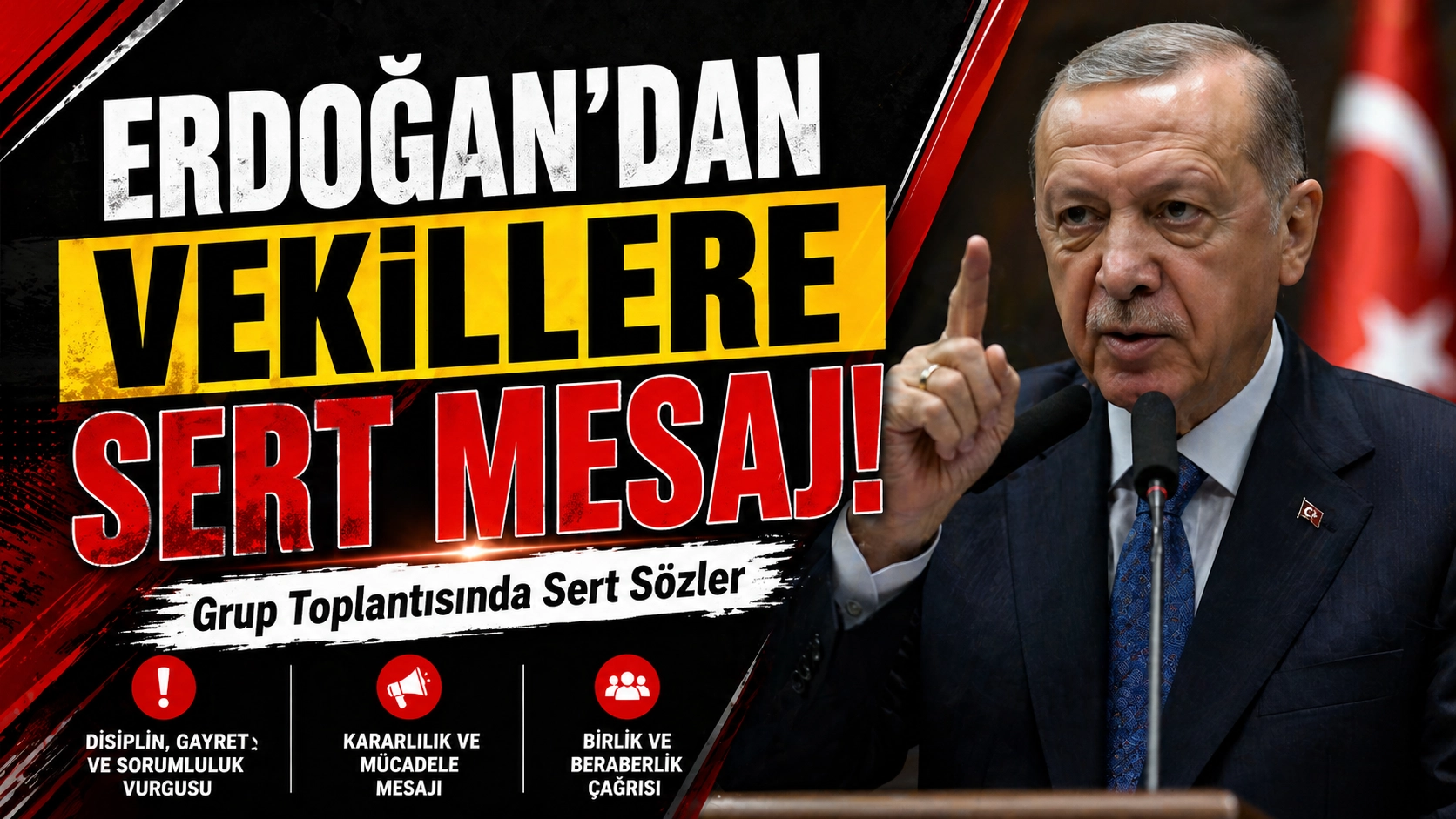 Erdoğan'dan Grup Toplantısında Sert S&ouml;zler