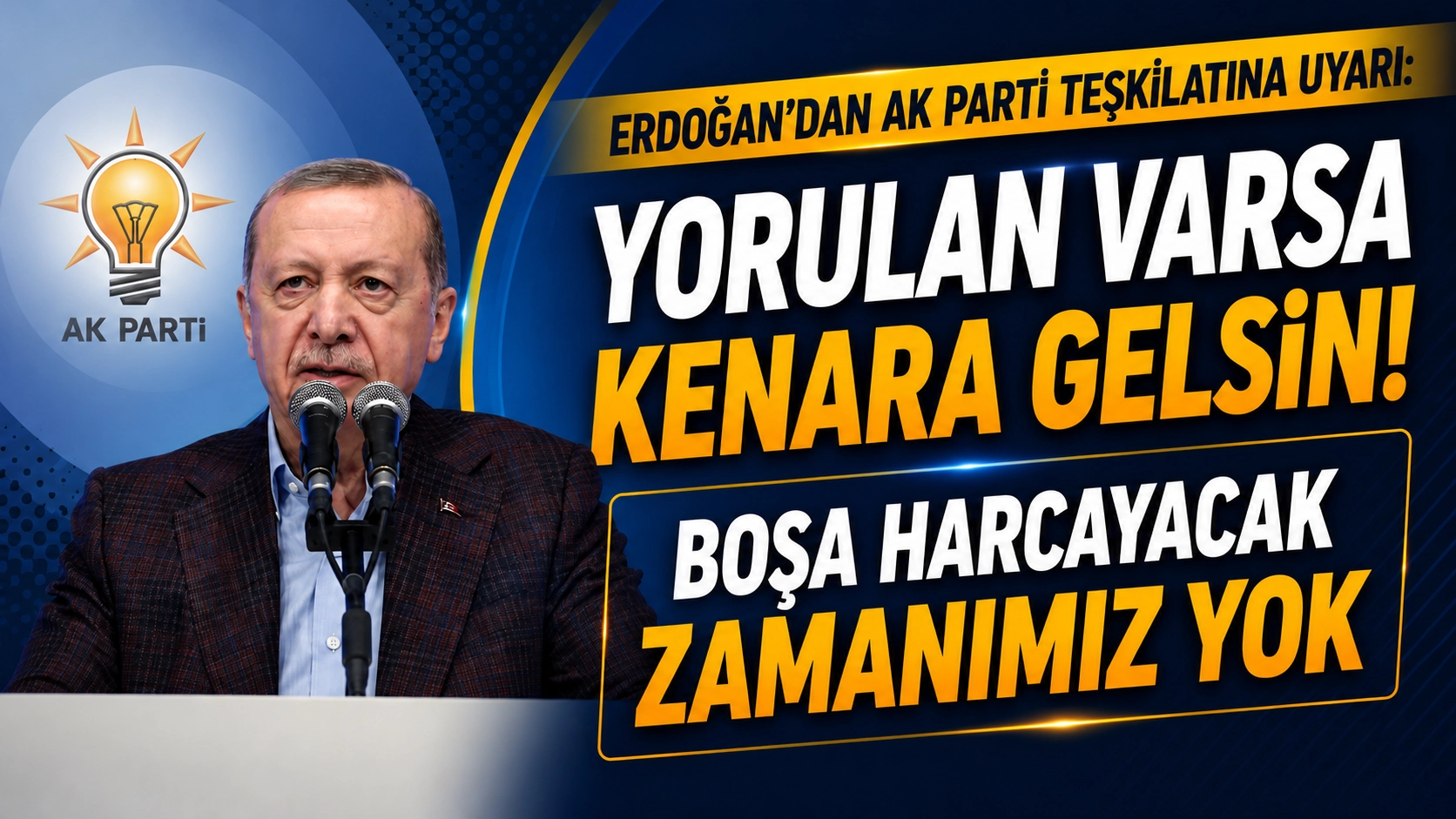Erdoğan'dan Teşkilata Dikkat &Ccedil;eken &Ccedil;ağrı! O S&ouml;zler G&uuml;ndem Yarattı