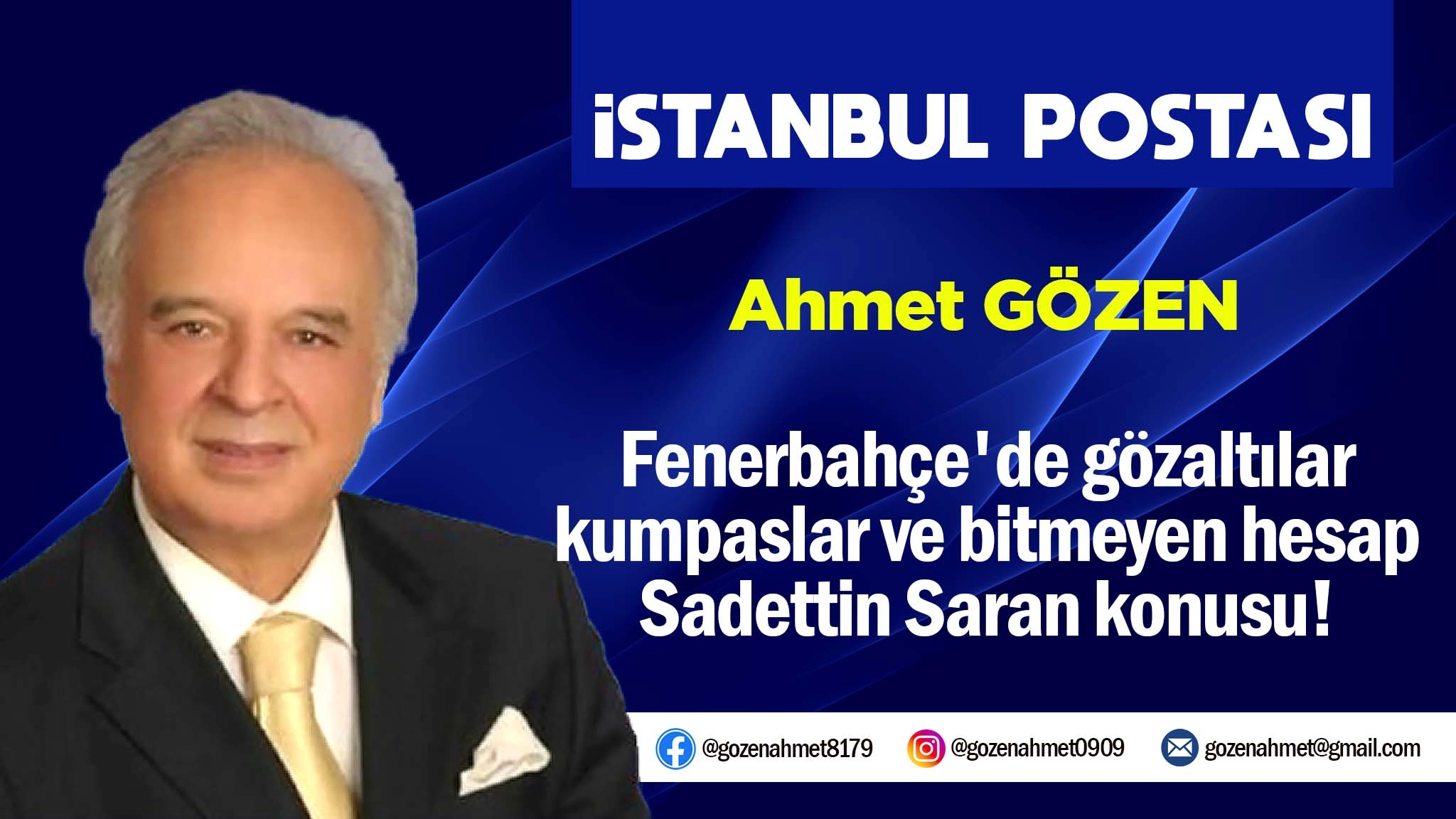 Fenerbah&ccedil;e'de g&ouml;zaltılar, kumpaslar ve bitmeyen hesap, Sadettin Saran konusu