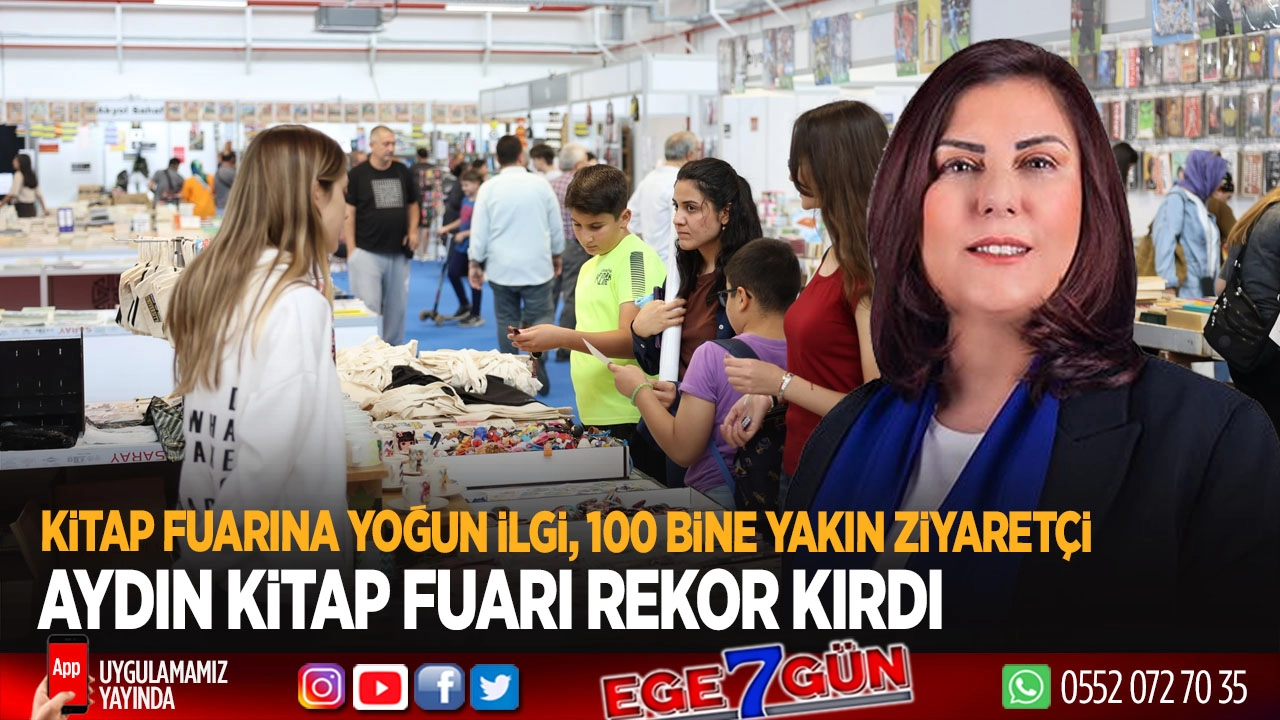 Başkan Çerçioğlu’nun Kültür Vizyonu: Aydın Kitap Fuarı’na Yoğun İlgi