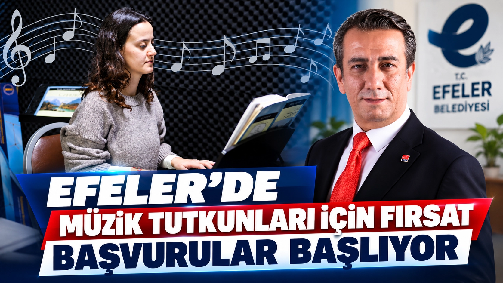 Gitar, piyano, keman, davul... Efeler'de m&uuml;zik eğitimi i&ccedil;in geri sayım