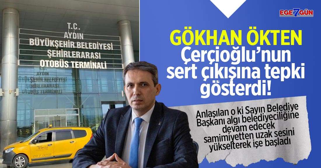 Gökhan Ökten: Anlaşılan o ki algı belediyeciliği devam edecek!