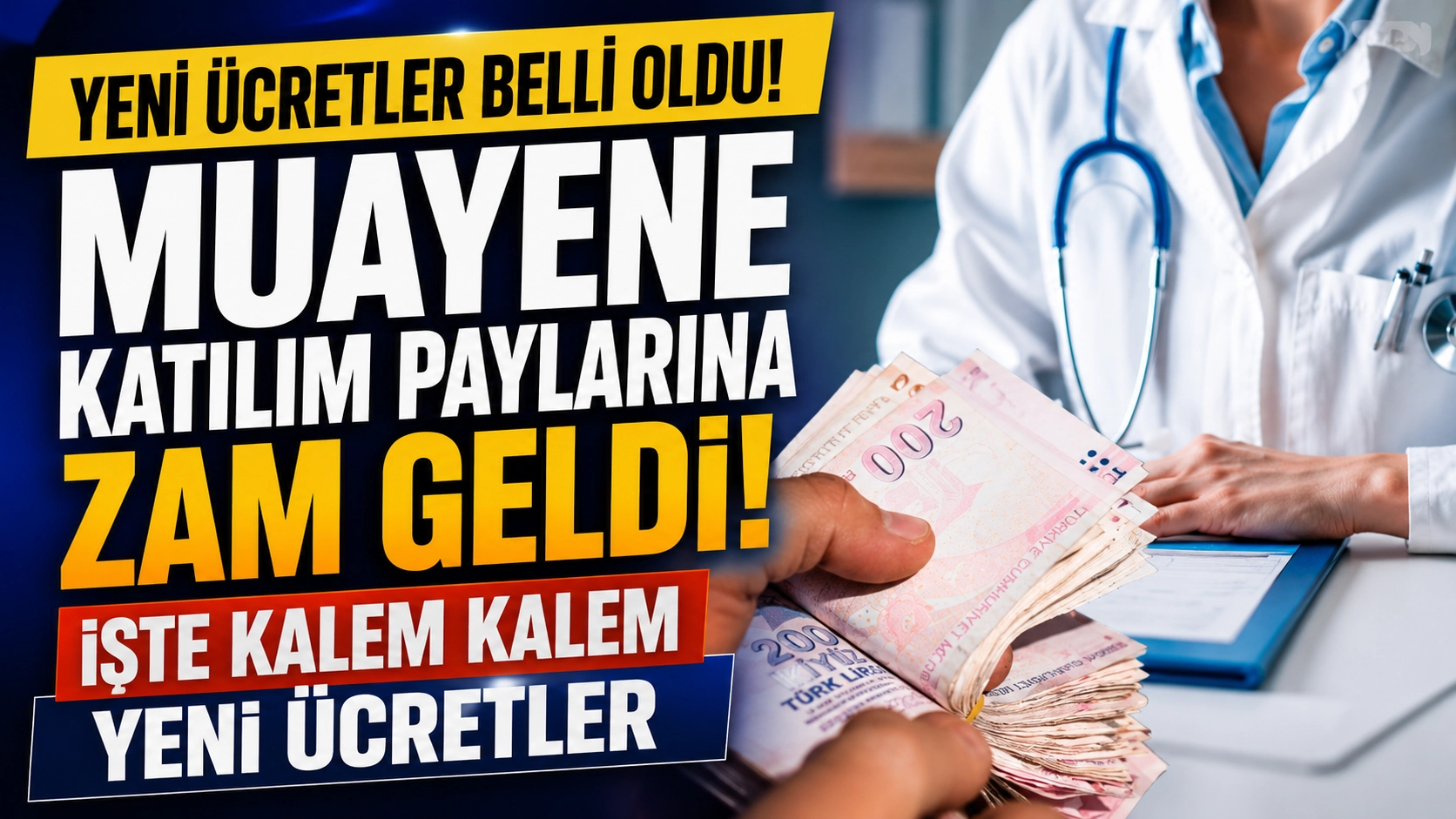 Hastaneye gidenleri ilgilendiren değişiklik! Yeni &uuml;cretler a&ccedil;ıklandı