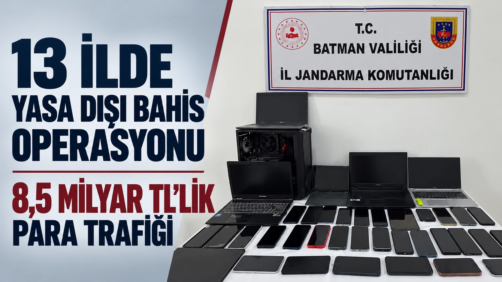 Hesaplarda 8,5 milyar TL tespit edildi! 13 ilde operasyon