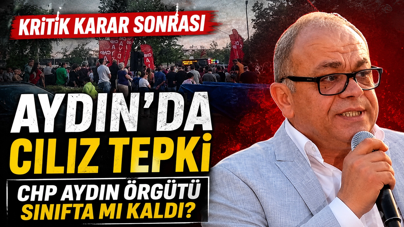Hikmet Saat&ccedil;ı CHP Aydın İl &Ouml;rg&uuml;t&uuml;'n&uuml; bitirdi!