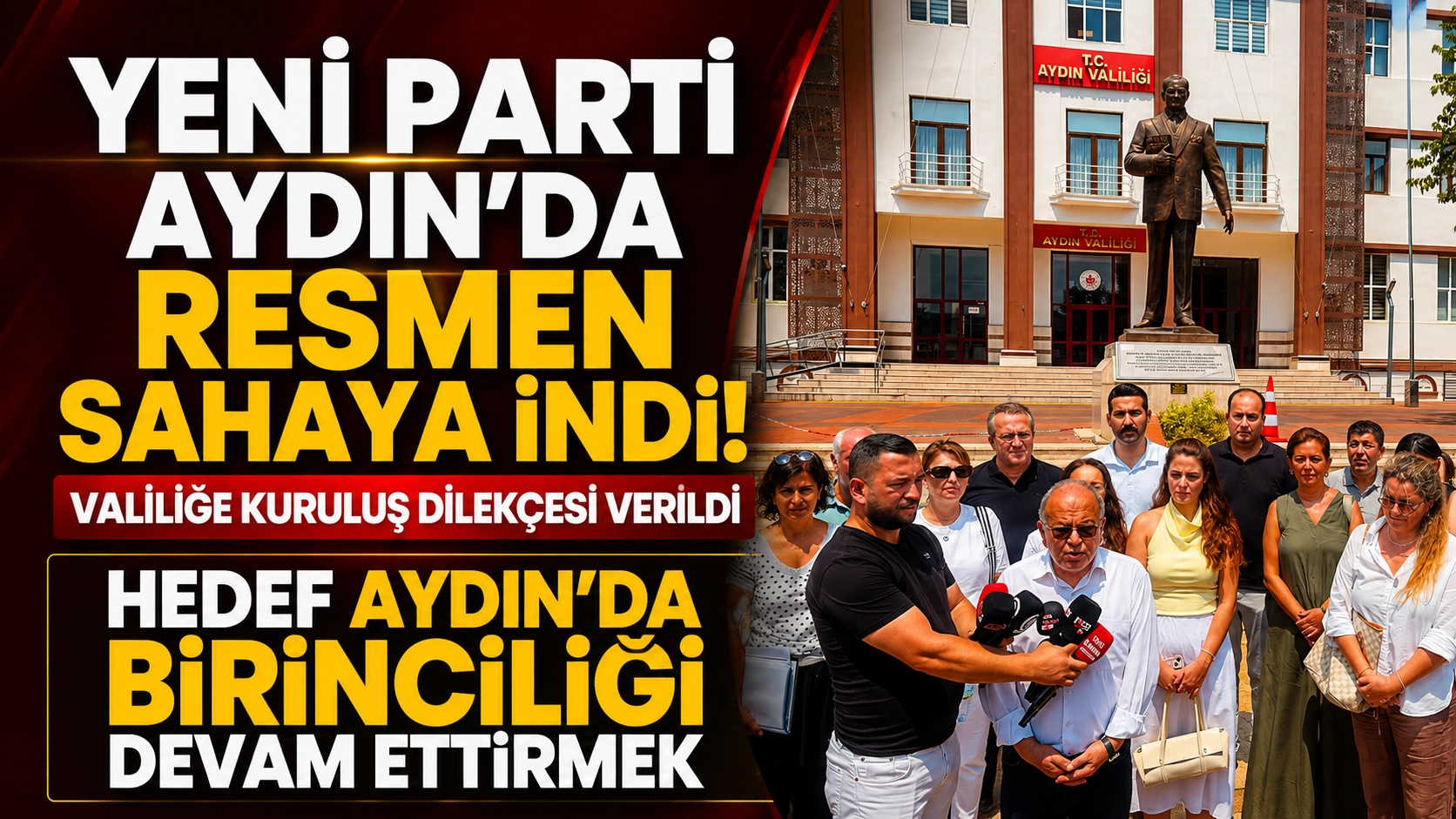 Hikmet Saat&ccedil;ı ve Y&ouml;netimi Valilikte! Resmi S&uuml;re&ccedil; Başladı