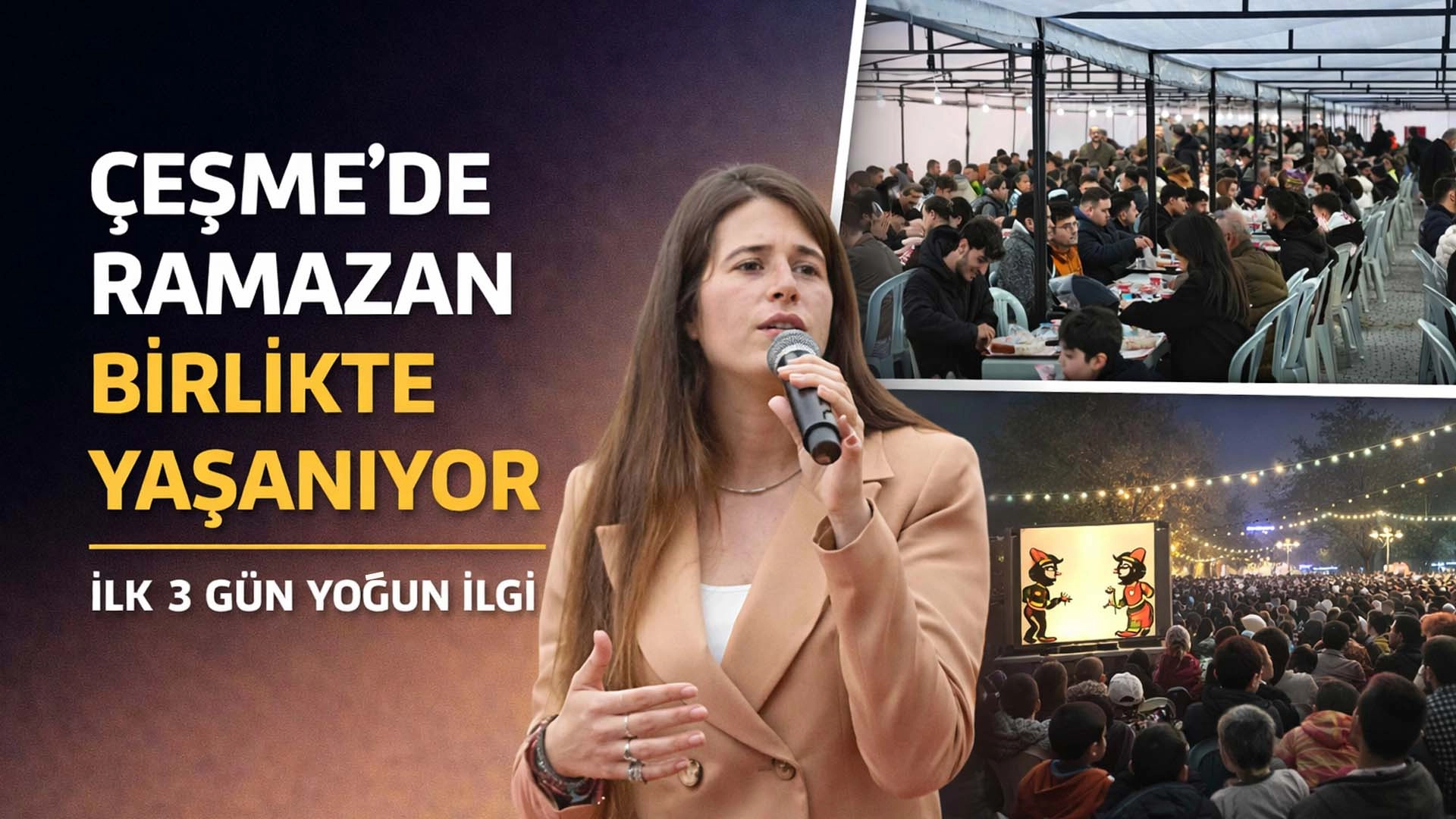 İftar ve geleneksel etkinlikler &Ccedil;eşmelileri buluşturdu