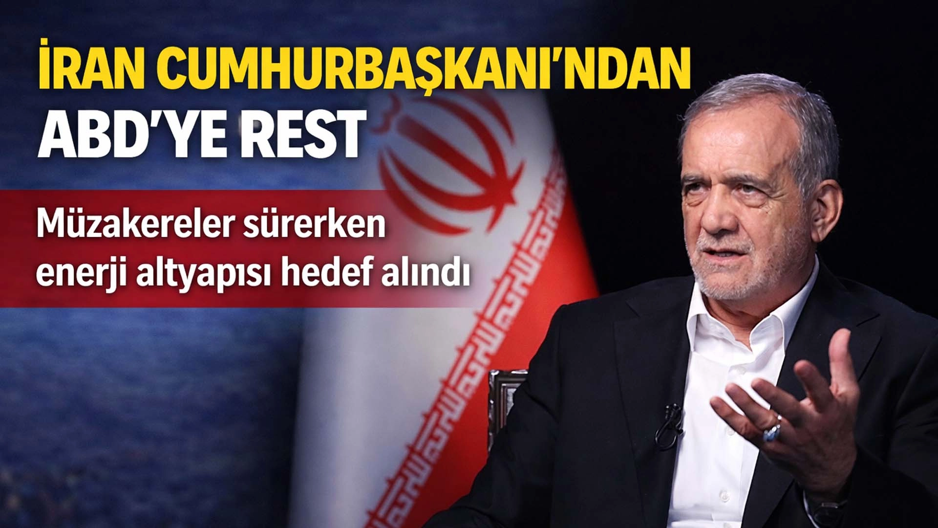 İran Cumhurbaşkanı ABD&rsquo;ye sert &ccedil;ıktı