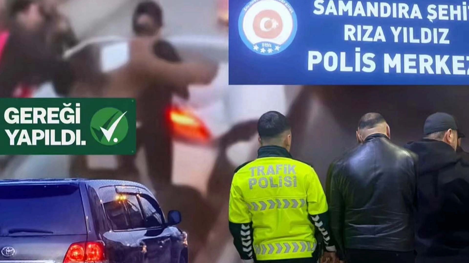 İstanbul'da ters yönde gidip saldıran sürücüler yakalandı.. Yeni kanunla ağır yaptırımlar yolda
