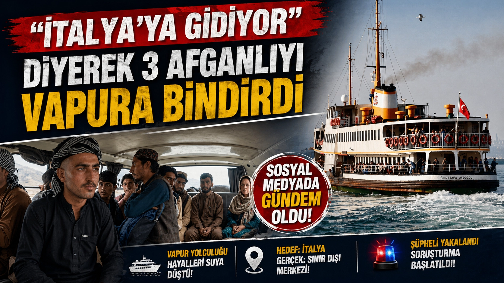 İstanbul&rsquo;da vapur dolandırıcılığı iddiası