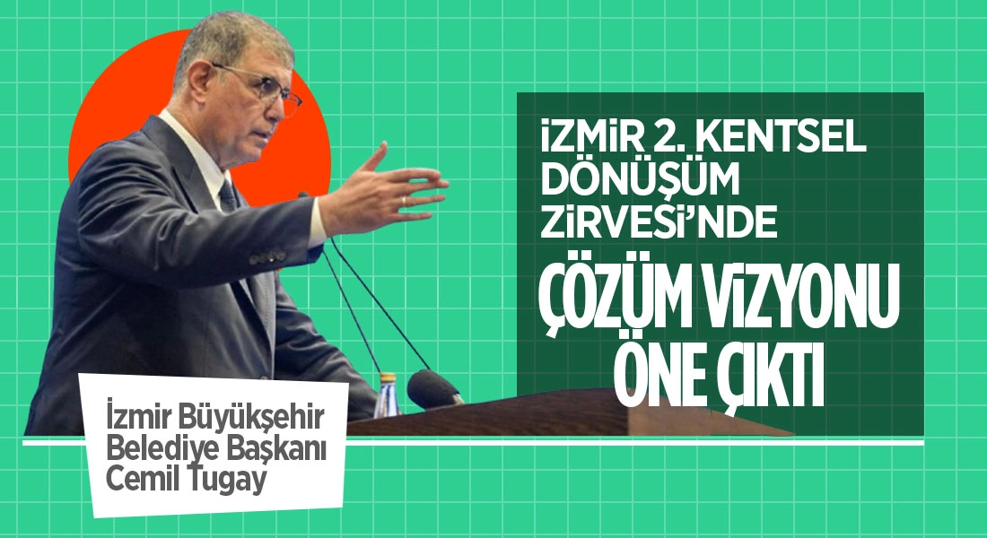 İzmir 2. Kentsel Dönüşüm Zirvesi’nde çözüm vizyonu öne çıktı