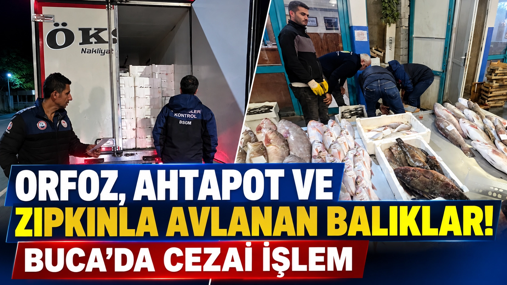 İzmir&rsquo;de balık denetiminde dikkat &ccedil;eken bulgular! 45 kiloya el konuldu