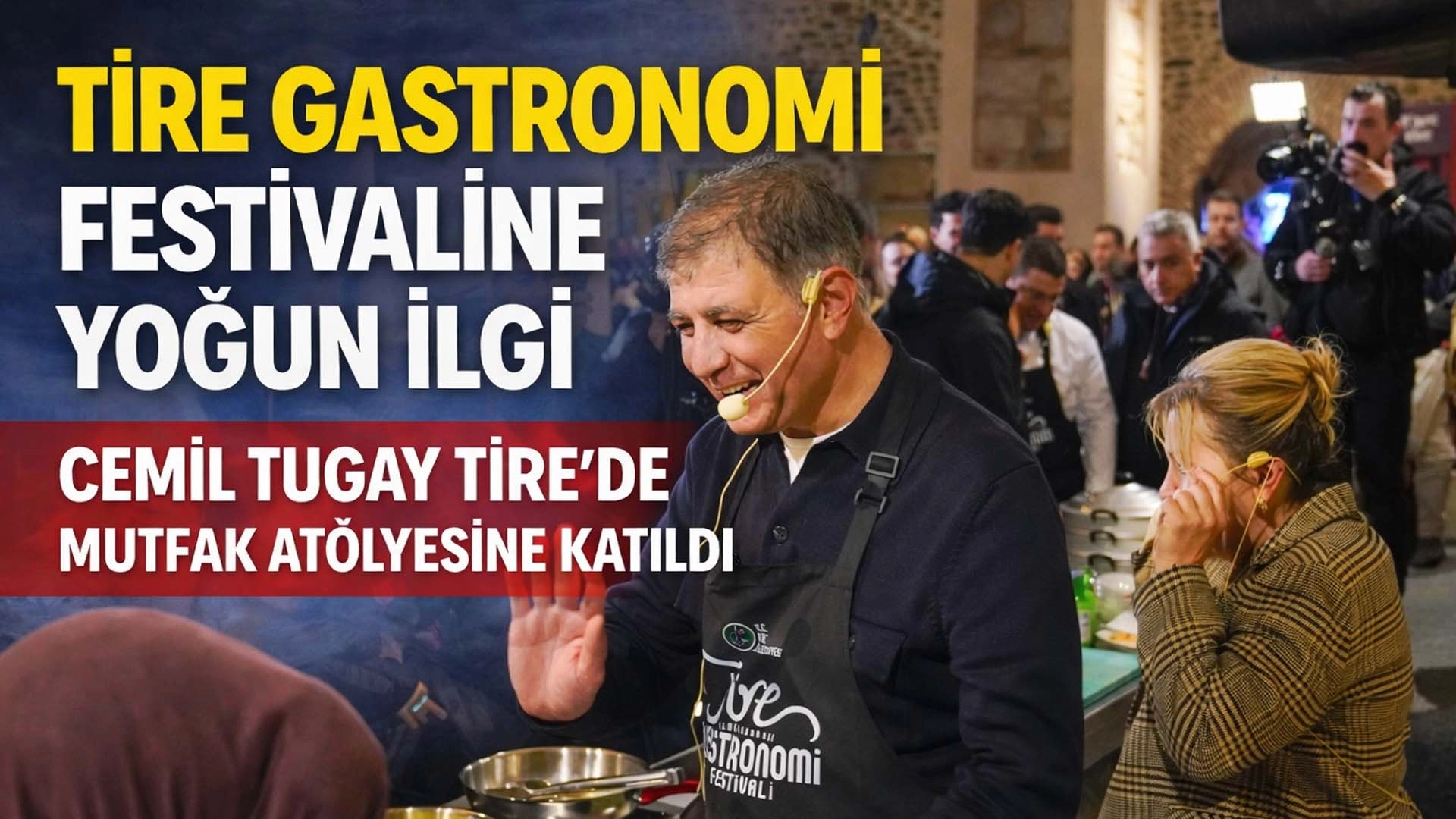 İzmir'de Başkan Tugay &ouml;nl&uuml;ğ&uuml; giyip, mutfağa girdi... Yemekler Başkan Tugay'dan