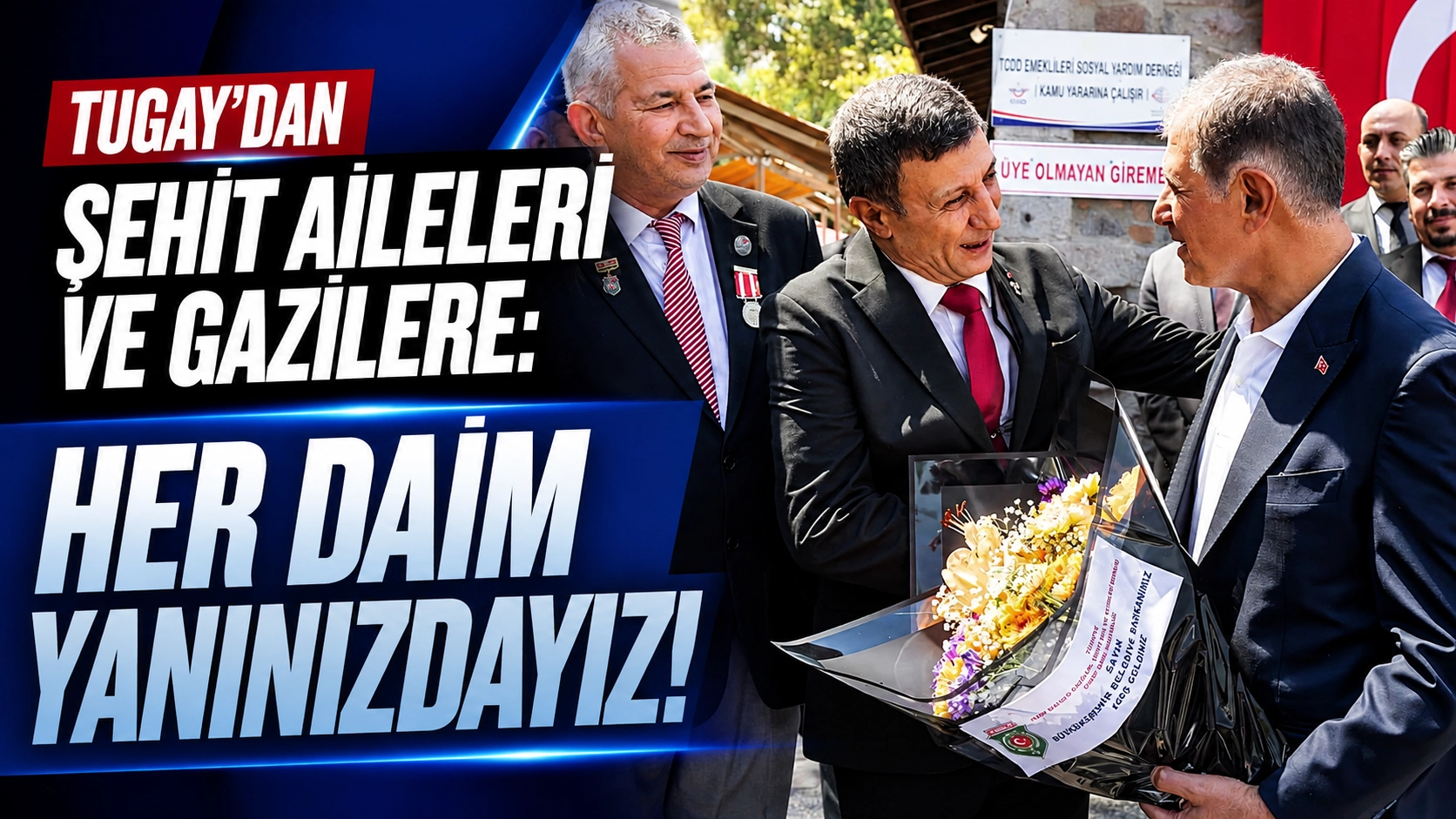 İzmir'de Başkan Tugay, şehit aileleri ve gazilerle buluştu