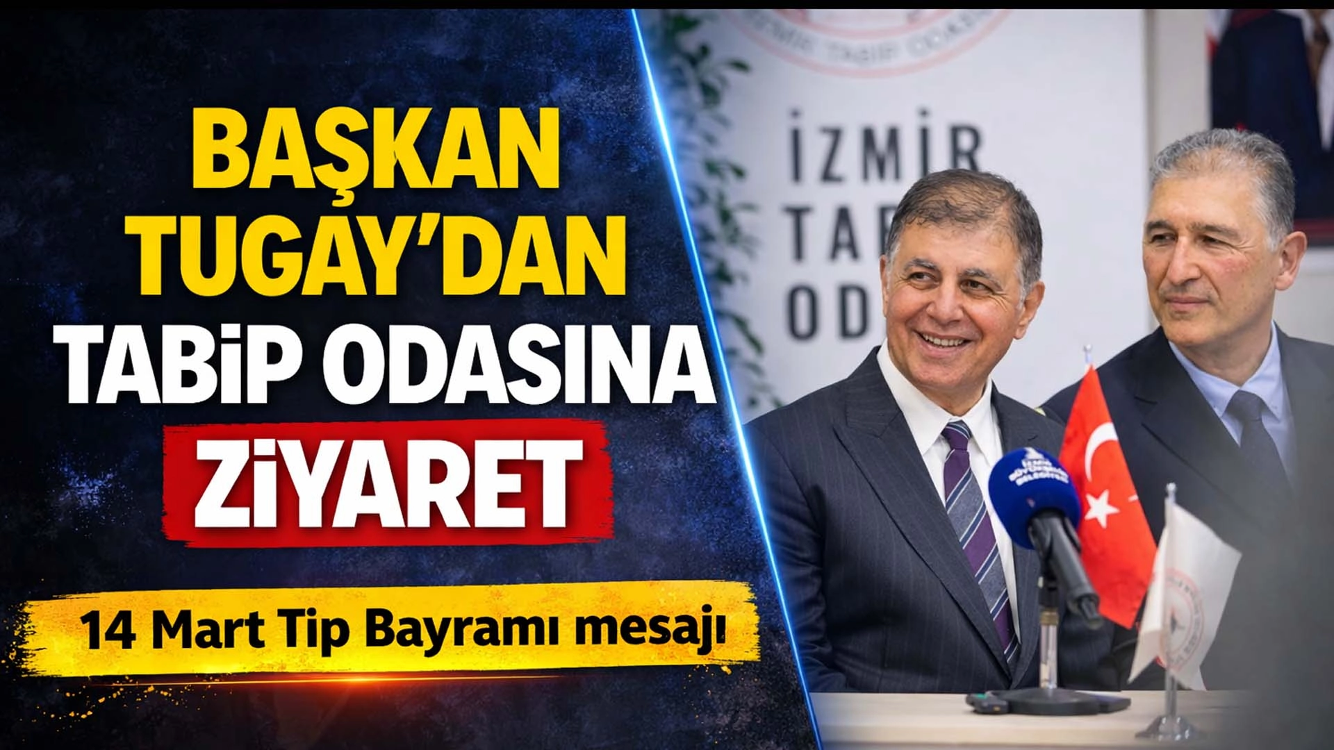 İzmir'de Başkan Tugay&rsquo;dan sağlık emek&ccedil;ilerine teşekk&uuml;r