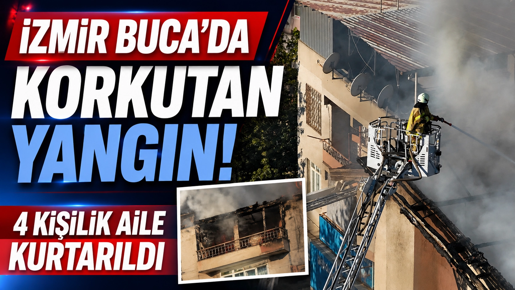 İzmir&rsquo;de korkutan yangın! Alevler ev ve iş yerlerine sı&ccedil;radı