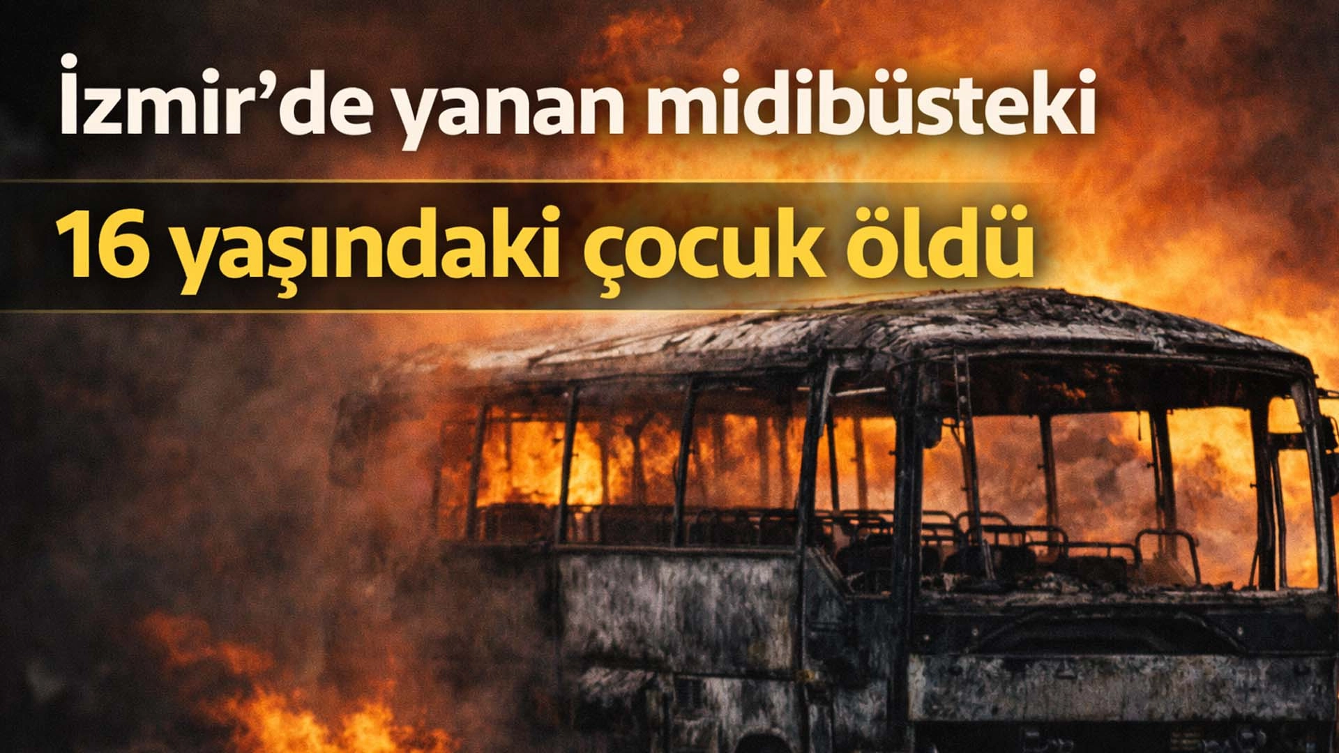 İzmir&rsquo;de Midib&uuml;s Faciası: 16 Yaşındaki &Ccedil;ocuk Hayatını Kaybetti