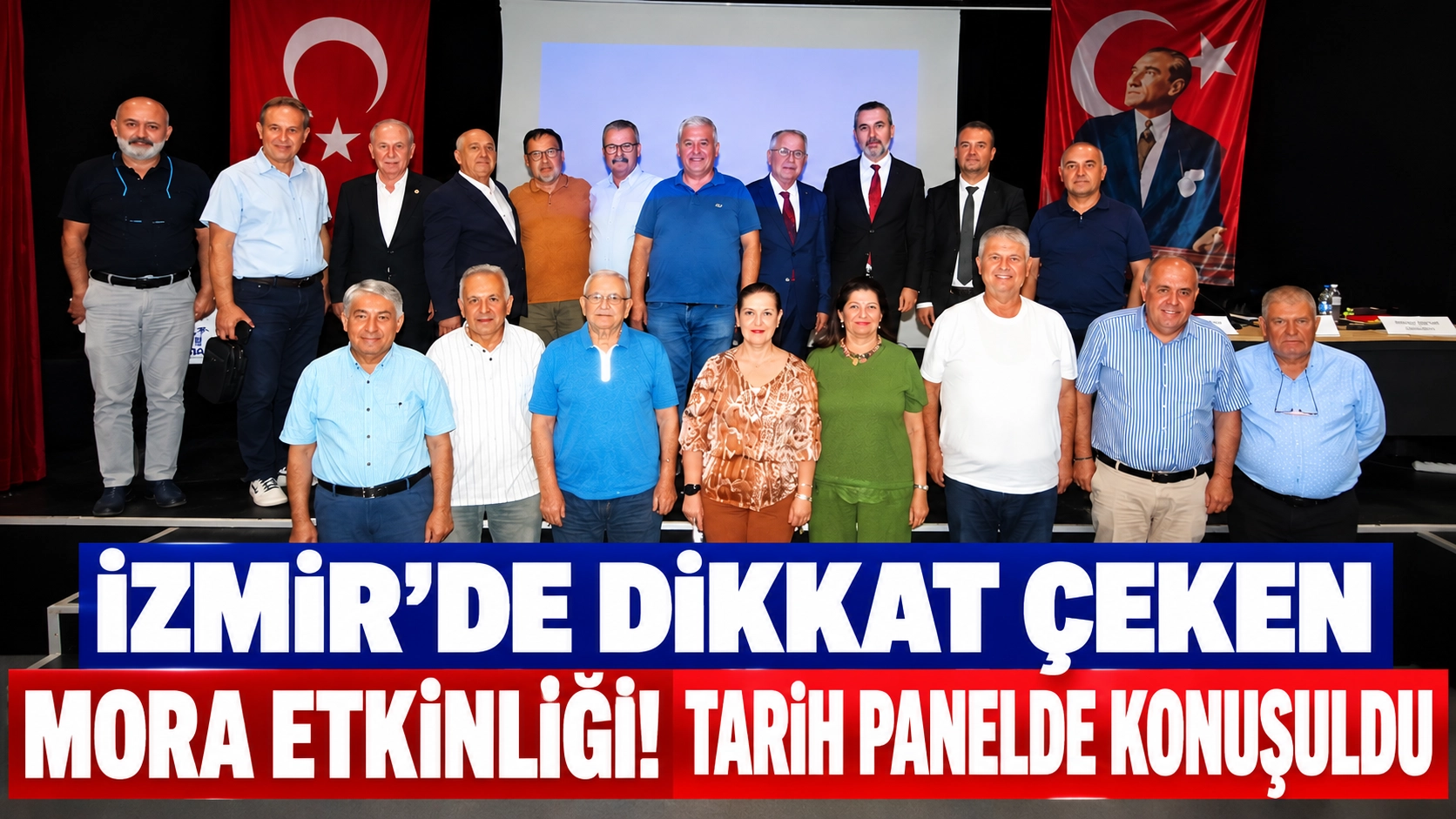 İzmir&rsquo;de tarihi olay yeniden g&uuml;ndeme geldi! Mora Katliamı anıldı