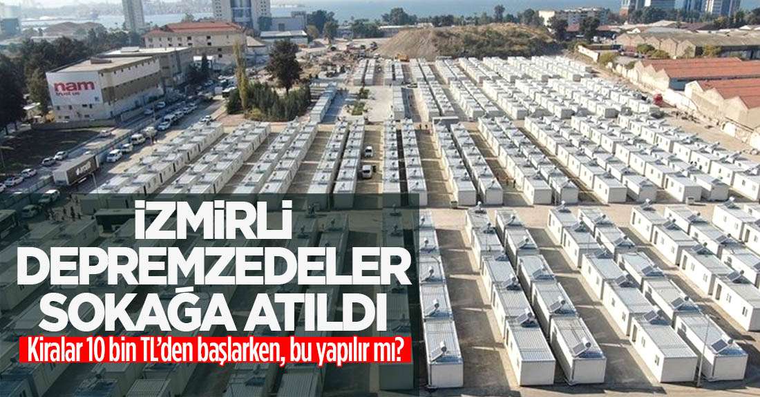 İzmirli depremzedelerin dramı