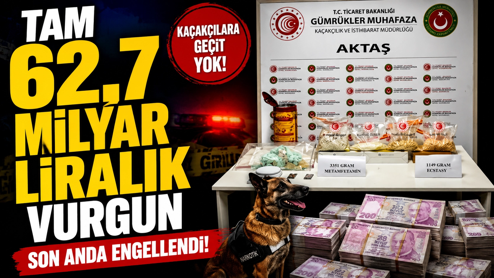 Ka&ccedil;ak&ccedil;ılara Ağır Darbe! Ele Ge&ccedil;irilenlerin Listesi Kabarık