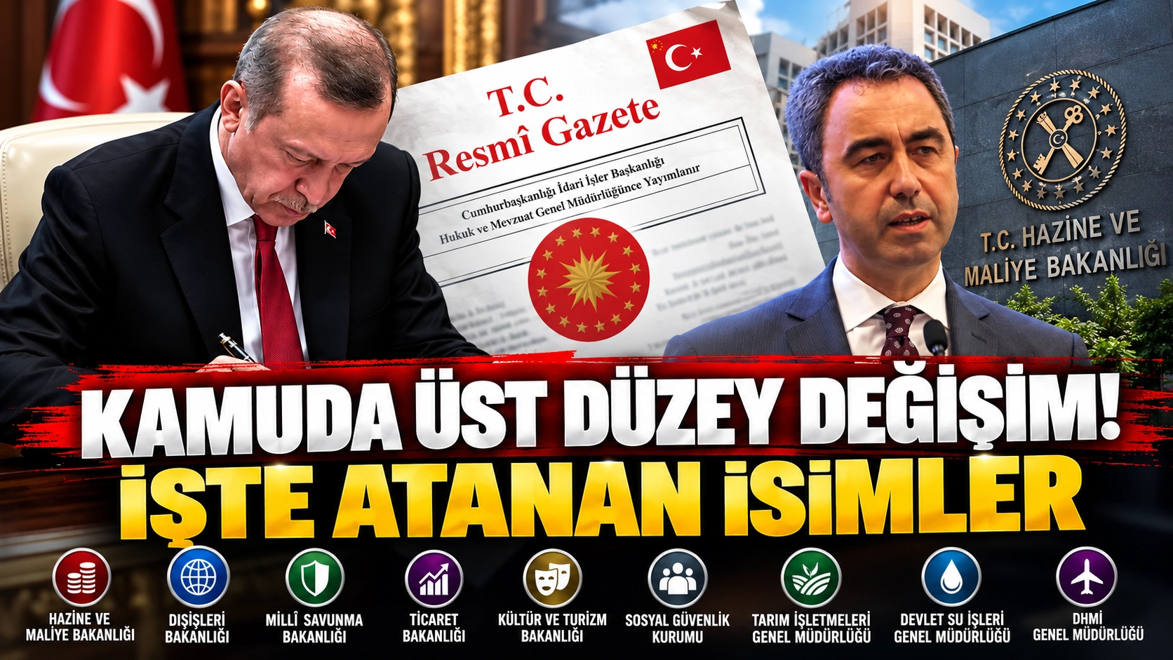 Kamuda atama hareketliliği! Yeni isimler a&ccedil;ıklandı