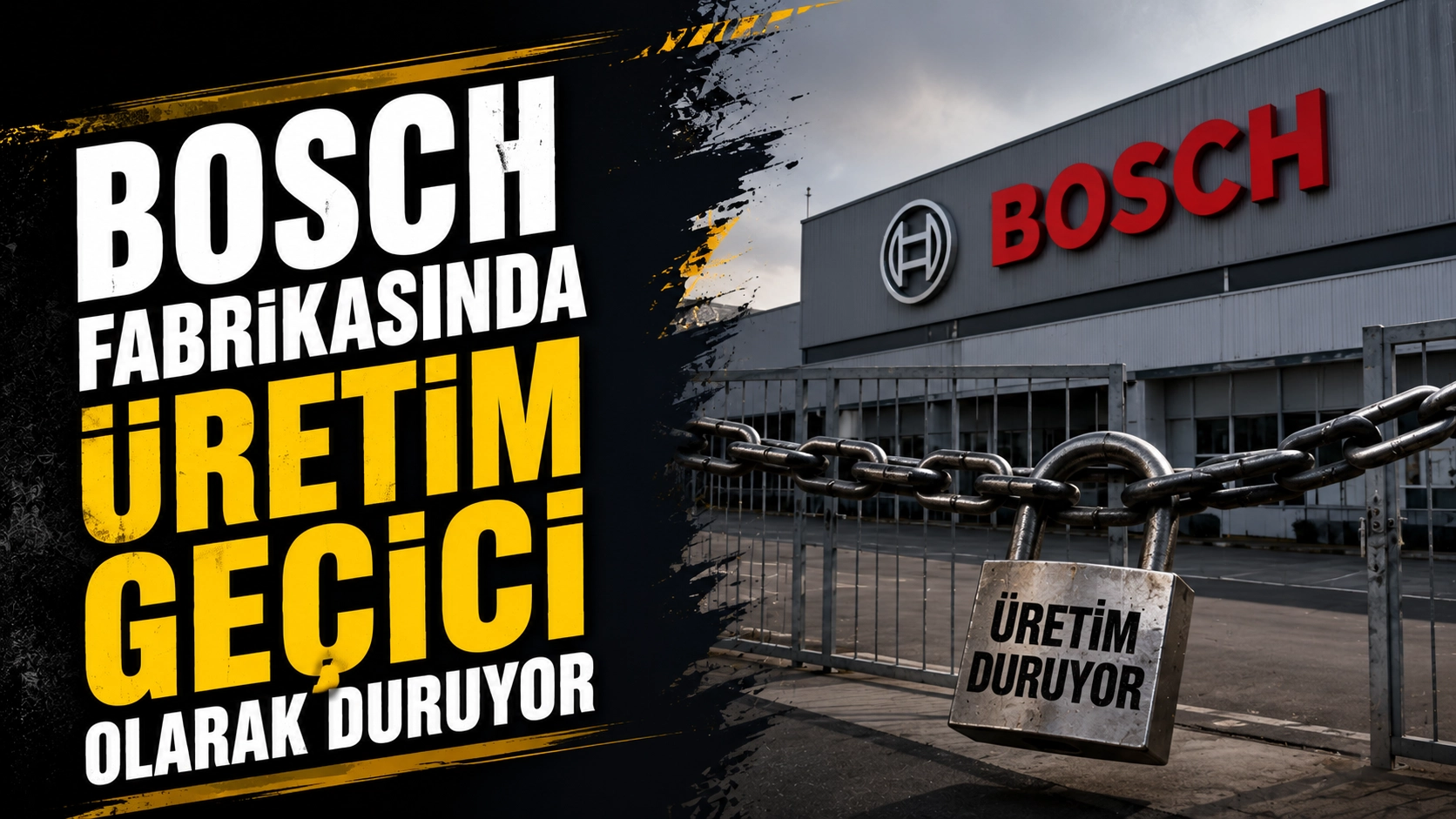 KAP'a Bildirildi! Bosch'tan Planlı &Uuml;retim Duruşu