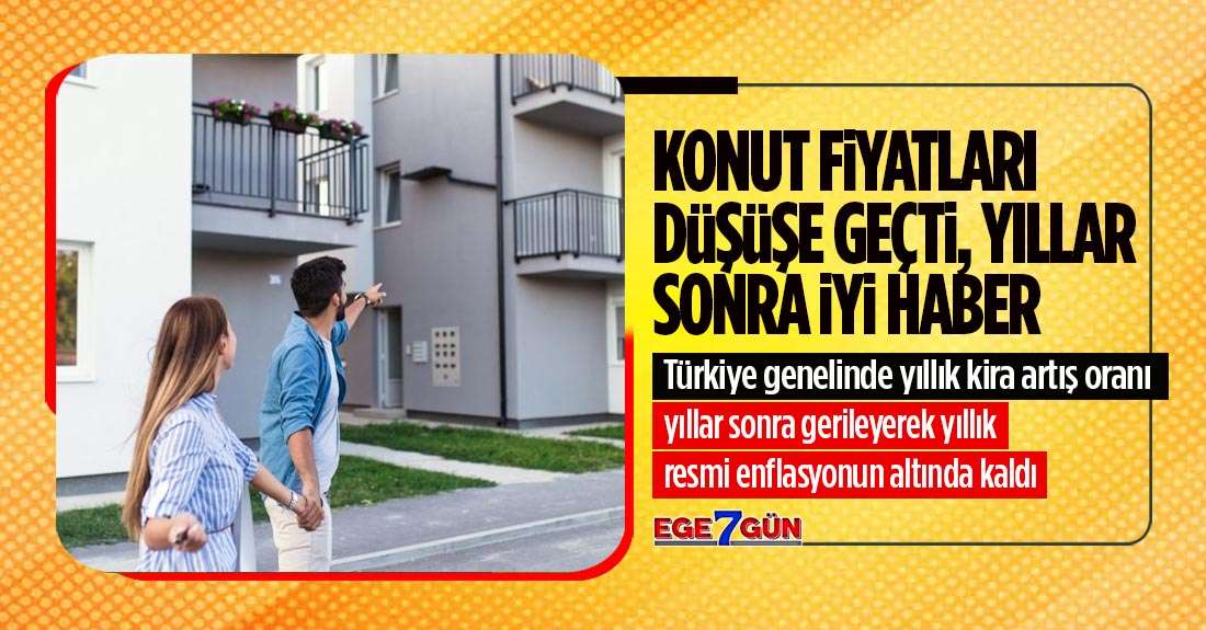 Kiralık ve satılık konut fiyatları düşüşe geçti!