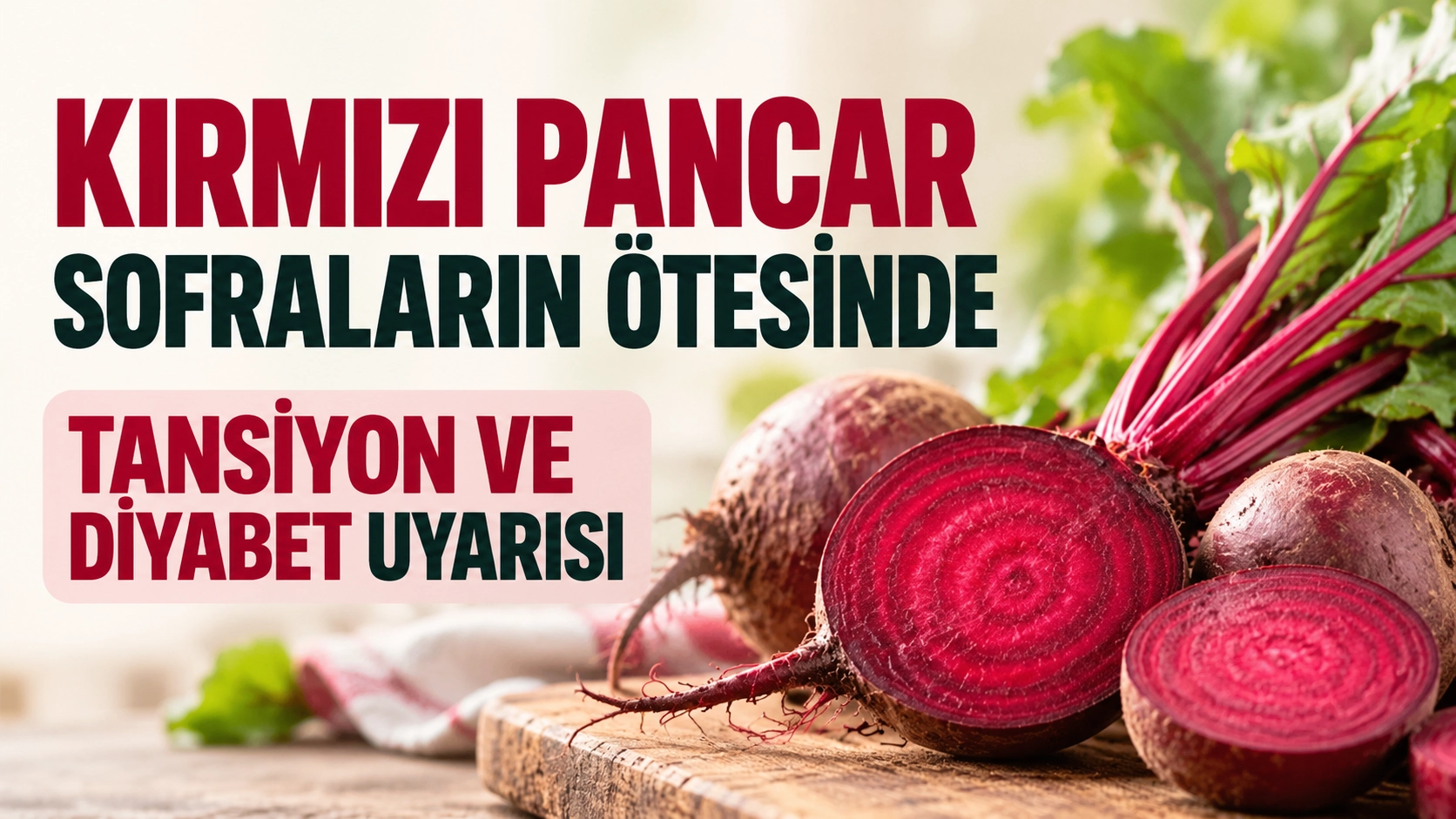 Kırmızı pancarın bilinmeyen y&ouml;nleri ve besleyici salata tarifi