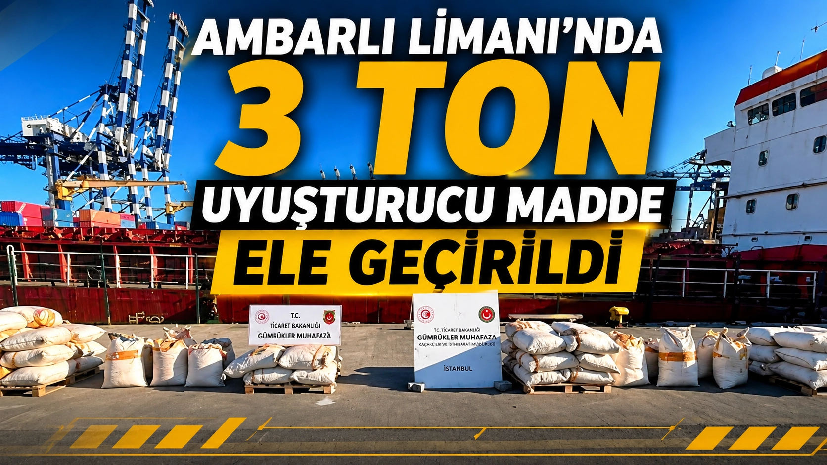 Konteynerden &ccedil;ıkanlar şoke etti! Limanda dev operasyon