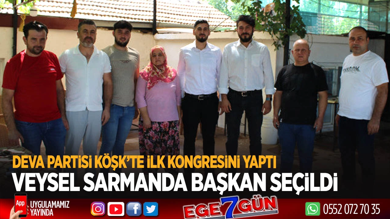Köşk’te demokrasi buluşması: DEVA’da yeni dönem