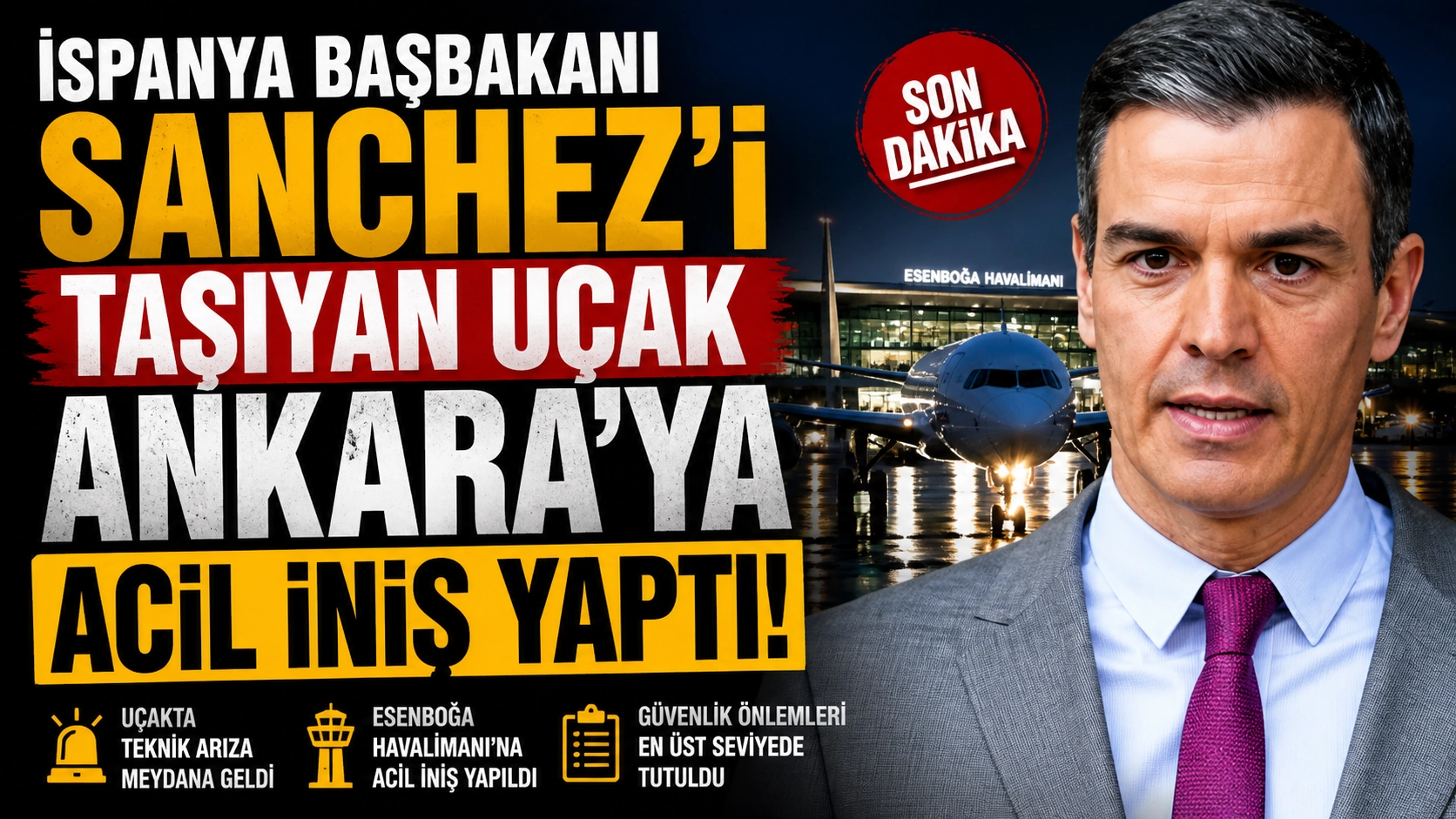 Kritik yolculukta beklenmedik gelişme yaşandı. Teknik sorun sonrası rota değişti, gece planı tamamen değişti.