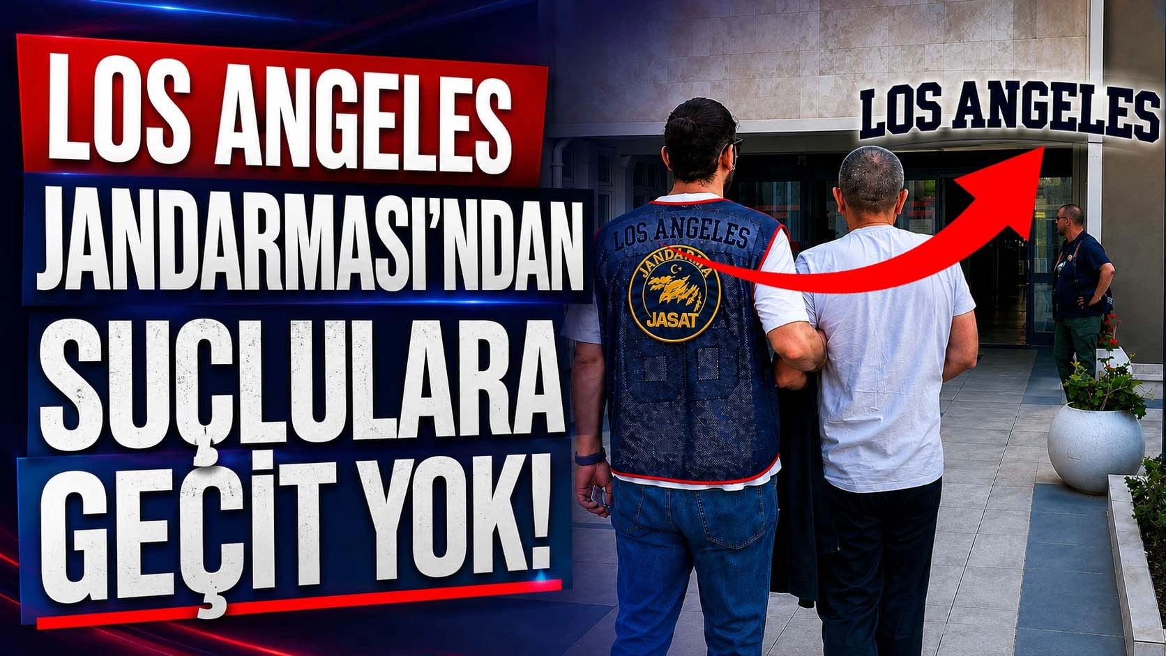  Los Angeles Jandarması'ndan su&ccedil;lulara ge&ccedil;it yok!