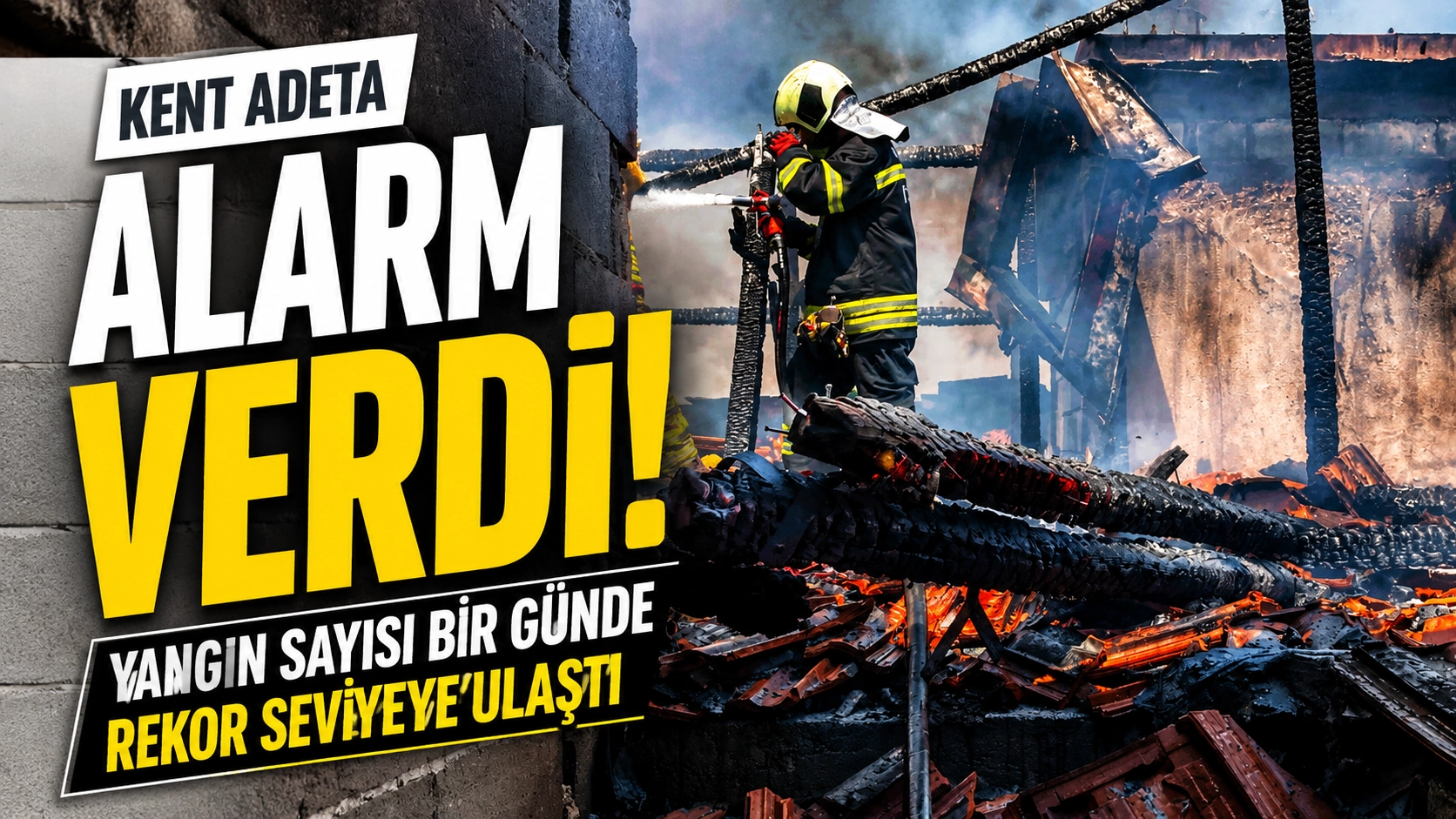 Manisa&rsquo;da bir g&uuml;nde 50 yangın!