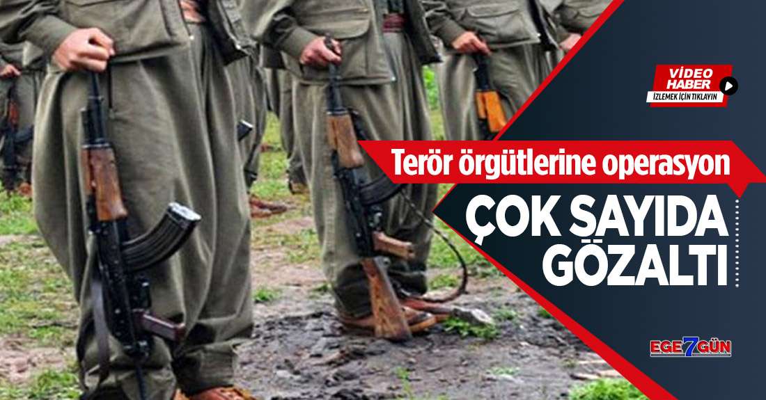 Manisa'da terör örgütlerine yönelik operasyon: 3 gözaltı