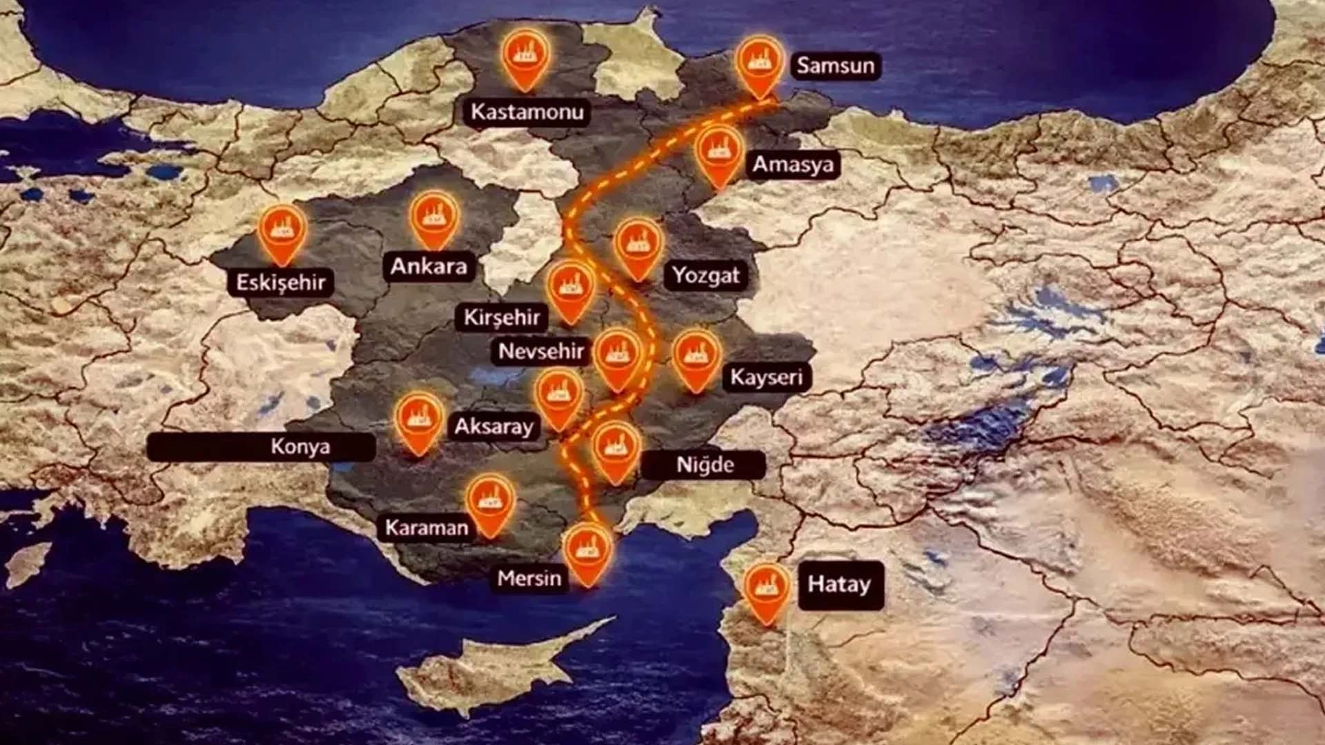 Marmara&rsquo;daki sanayi y&uuml;k&uuml; Anadolu&rsquo;ya kaydırılıyor: Yeni havzalar belli oldu